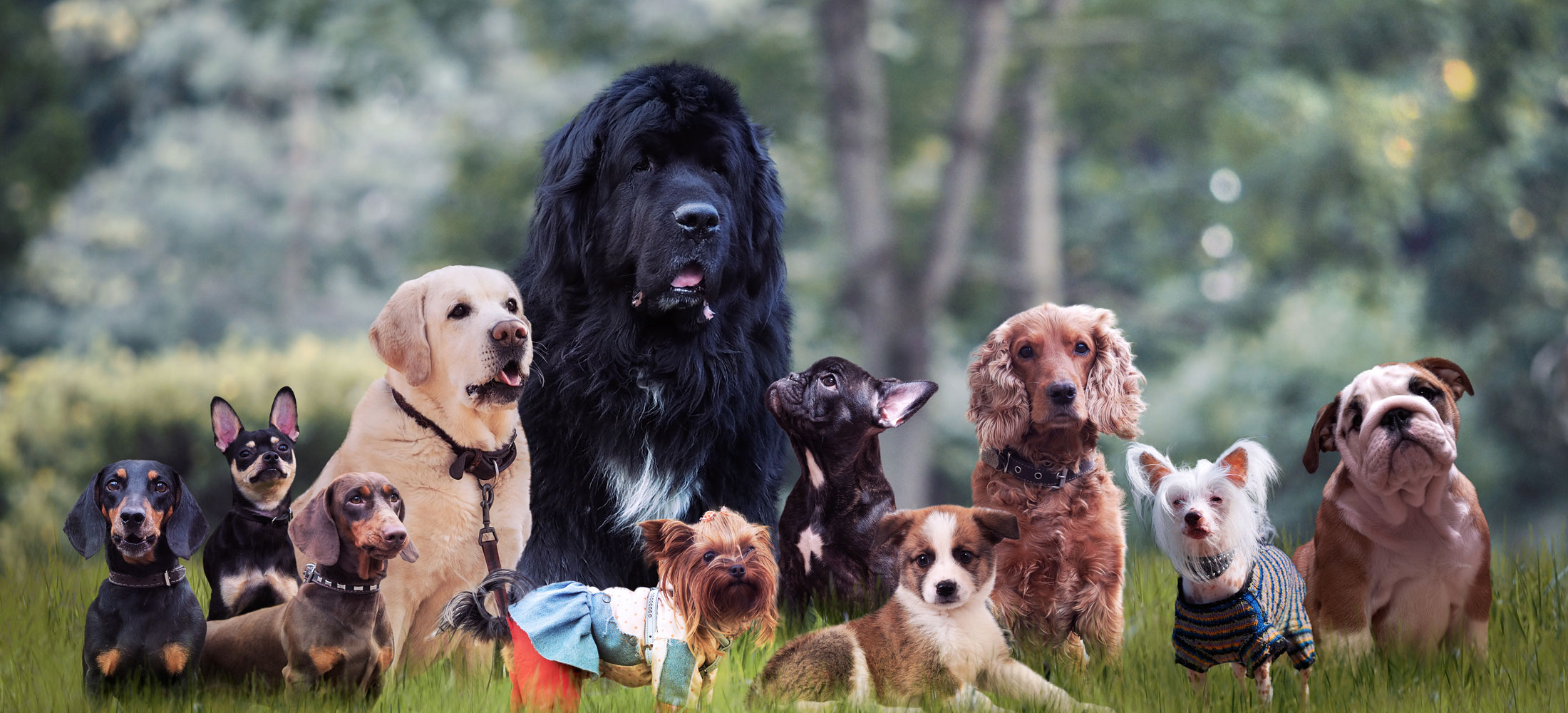image of different breeds of dogs