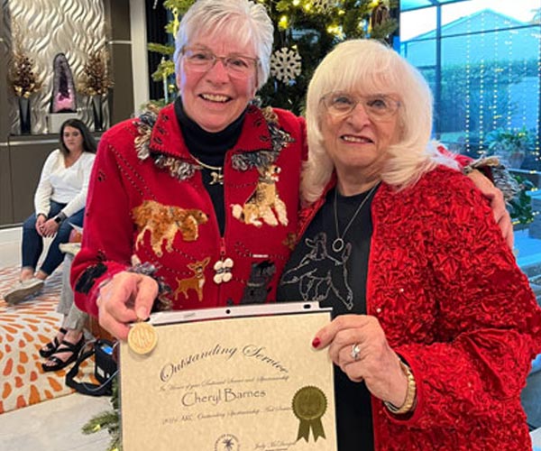 Image of Cheryl Barnes and Friend 2025 Good sportsman Award