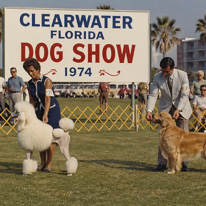 Clearwater Dog Show in 1970s
